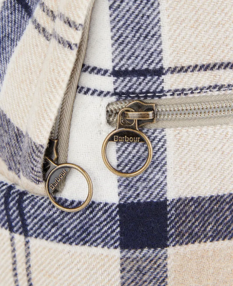 Barbour Caley Rosewood Tartan Backpack-2